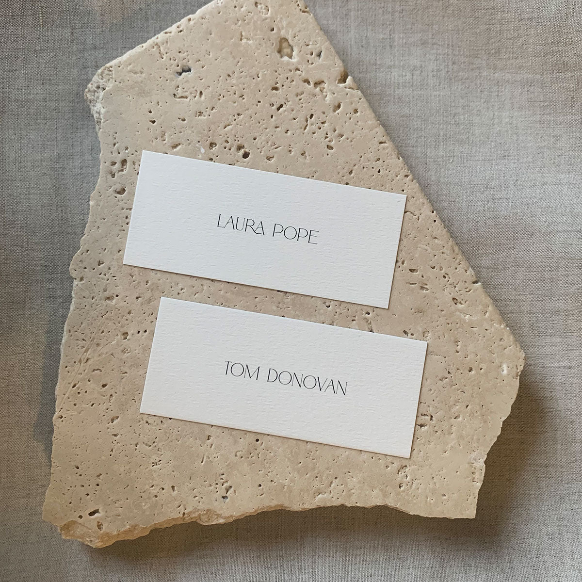 place cards - adore