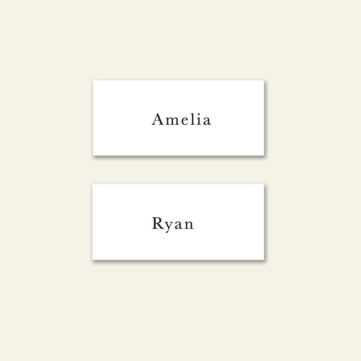 place cards - classico