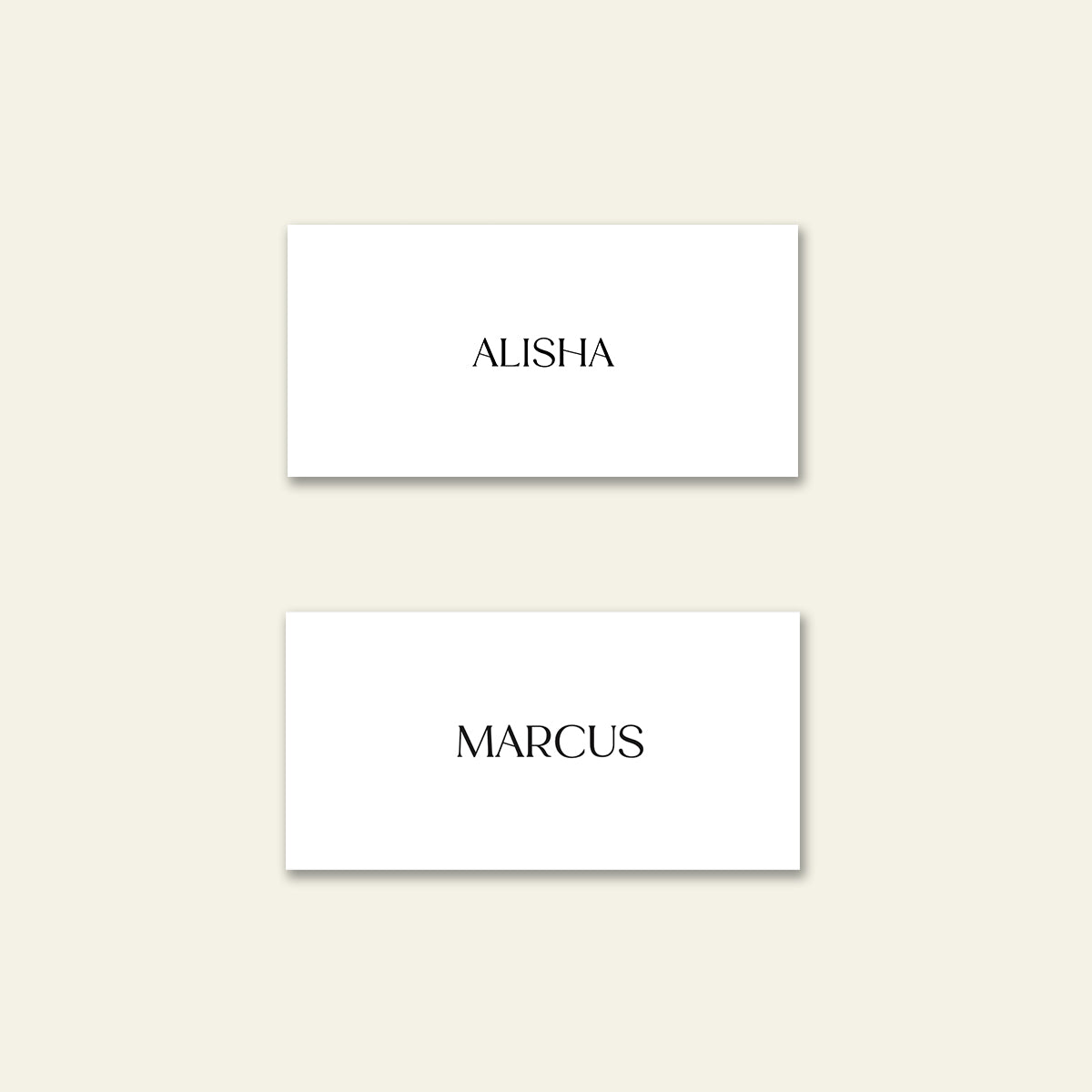 Harlow Place Cards | on the day wedding stationery by The Sea Salter Co.