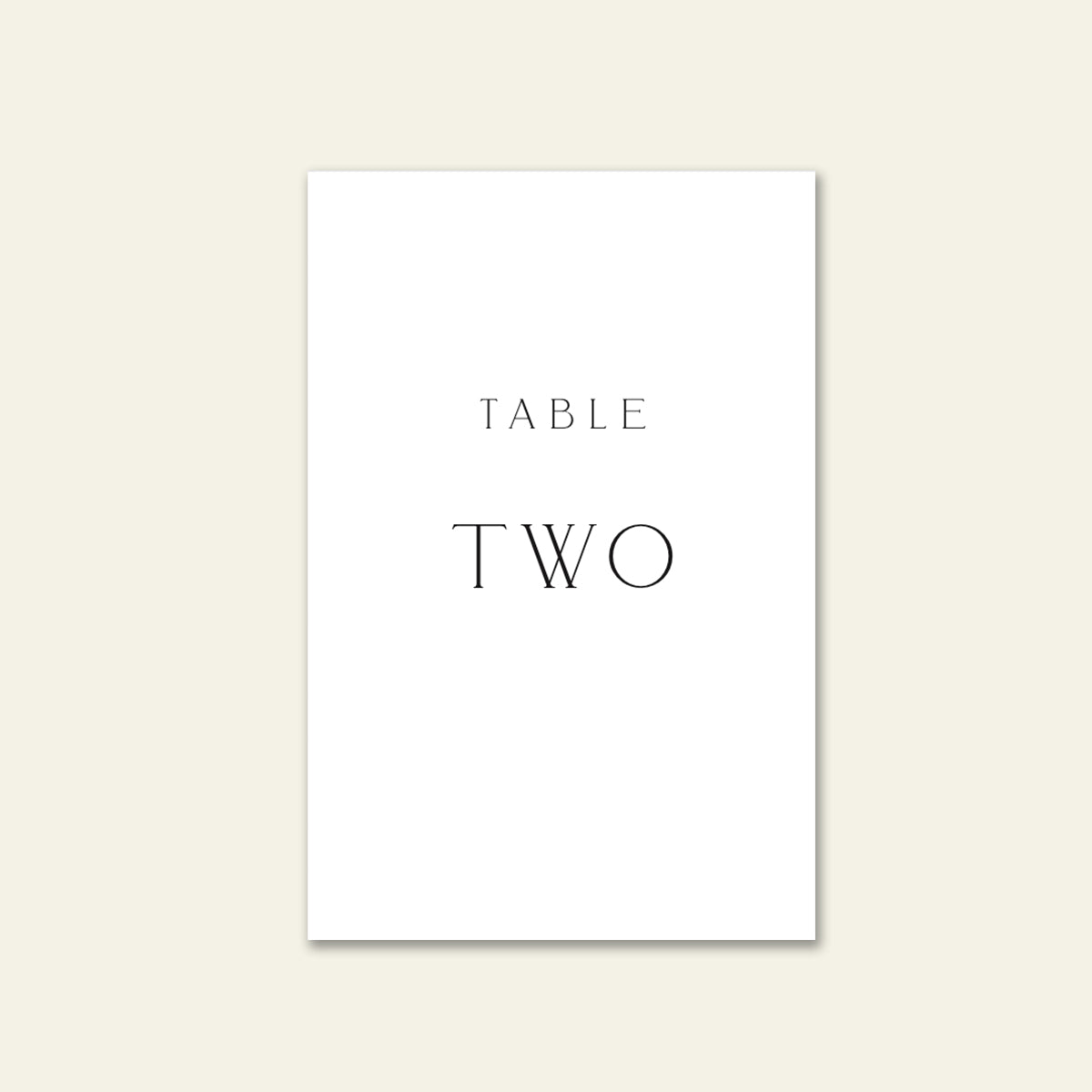 Adore Table Numbers - Wedding Stationery by The Sea Salter Co.