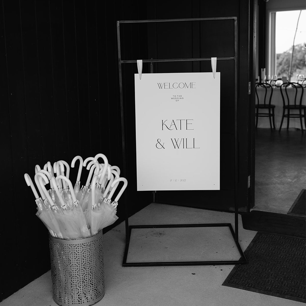 Adore Welcome Sign - Wedding Signage by The Sea Salter Co.