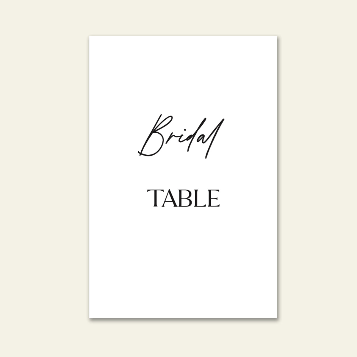 Harlow - Wedding Table Numbers - Wedding Stationery and Signage Online