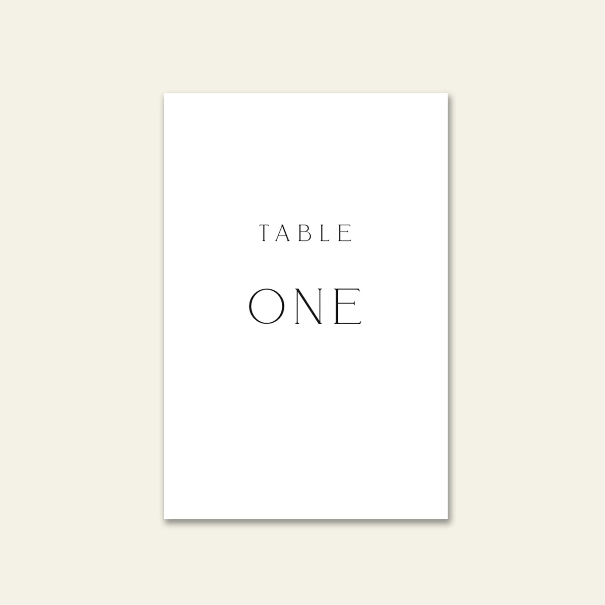 Adore Table Numbers - Wedding Stationery by The Sea Salter Co.
